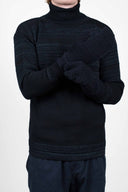 AMALGAM mittens, navy blue