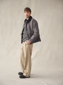 NAVAL crew neck | rund hals, navy blue / natural white