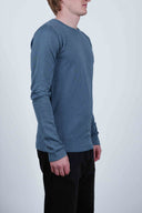 RITE crew neck, blue moiré