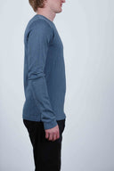 RITE crew neck, blue moiré
