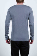 RITE crew neck, grey moiré