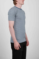 RITE t-shirt, blue moiré / clear grey