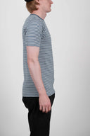 RITE t-shirt, blue moiré / clear grey