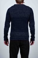 TEMPORAL crew neck, blue static mix