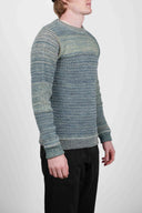 TEMPORAL crew neck, verdigris mix