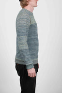 TEMPORAL crew neck, verdigris mix