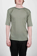 UNDER t-shirt, pale green / cream [M]