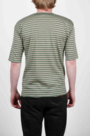 UNDER t-shirt, pale green / cream [M]