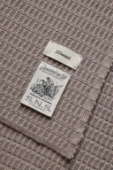 ROENTGEN 4J blanket, taupe melange