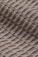 ROENTGEN 4J blanket, taupe melange