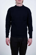 ANGLER C crew neck | rund hals, solid blue