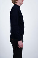 ANGLER C crew neck | rund hals, solid blue