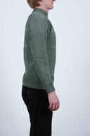 ANGLER C crew neck | rund hals, silver green