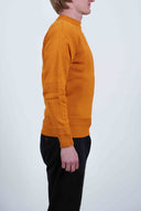 ANGLER C crew neck | rund hals, metal orange
