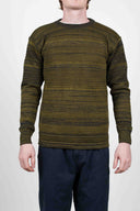 FISHERMAN crew neck, dark army mix