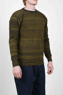 FISHERMAN crew neck, dark army mix