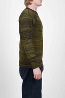 FISHERMAN crew neck, dark army mix