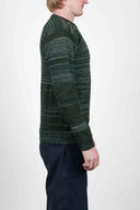 FISHERMAN crew neck, metallic forest mix