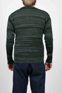 FISHERMAN crew neck, metallic forest mix