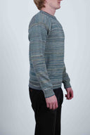 FISHERMAN crew neck, verdigris mix