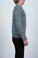 FISHERMAN crew neck, verdigris mix