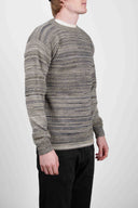 FISHERMAN crew neck, triple grey mix