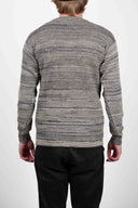 FISHERMAN crew neck, triple grey mix