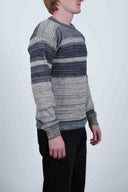 FISHERMAN crew neck, silicium noise mix