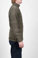 FISHERMAN sweater | høj hals, kevlar green melange