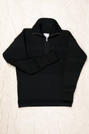 FISHERMAN half zip, black void