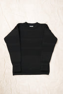 FISHERMAN crew neck, black void