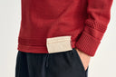FISHERMAN sweater | høj hals, dannebrog red, OB Edition