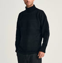 FISHERMAN sweater | høj hals, navy blue