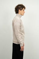 FISHERMAN sweater | høj hals, stone white