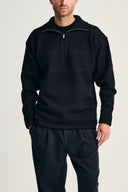 FISHERMAN short zip | kort lynlås, navy blue