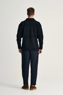 FISHERMAN short zip | kort lynlås, navy blue