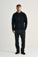 FISHERMAN full zip | lang lynlås, black void