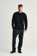 FISHERMAN crew neck | rund hals, black void