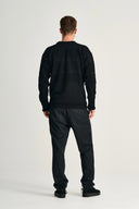 FISHERMAN crew neck | rund hals, black void
