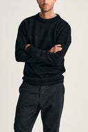 FISHERMAN crew neck | rund hals, black void