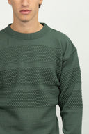 FISHERMAN crew neck | rund hals, copper green