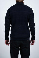 FISHERMAN jacket, navy blue mix