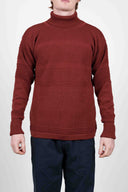FISHERMAN sweater, maroon