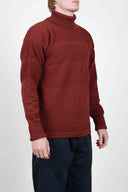 FISHERMAN sweater, maroon