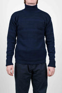 FISHERMAN sweater, blue brain