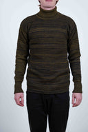 FISHERMAN sweater, dark army mix