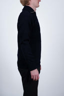 FISHERMAN short zip, navy blue