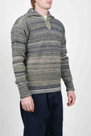 FISHERMAN short zip, triple grey mix