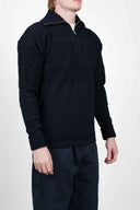 FISHERMAN short zip, navy blue