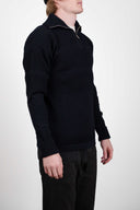 FISHERMAN zip, navy blue